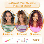 Goddess Box Braids Crochet Hair 10 Inch Boho Crochet Box Braids, 9 Packs Boho Box Braids Crochet Hair For Black Women Pre Looped Box Braids Crochet Hair (10Inch 9 Packs,TGrey)