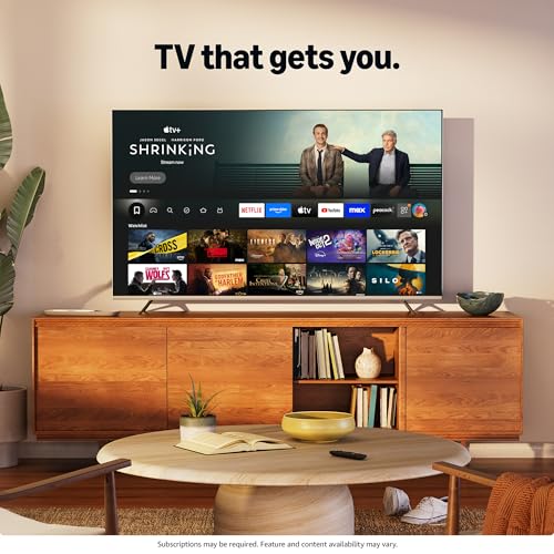 Hisense 65" Class U6 Series Best Value Mini-LED 4K UHD Smart Fire TV (65U65QF, 2025 Model) - QLED, Native 144Hz, HDR10+, Dolby Vision IQ, Dolby Atmos, Built-in Subwoofer, Game Mode Pro, Alexa Built In