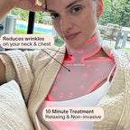 Solawave Neck & Chest LED Light Therapy Mask | FDA Cleared Red and Infrared Light Therapy for Body | Decolletage Mask for Neck Decollete Chest for Anti-Aging & Glowing Skin Device