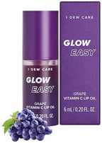 I DEW CARE Lip Gloss - Glow Easy Grape | Jojoba Seed Oil, Vitamin C, Pigmented Glossy Stain, Hydrating, Korean Makeup, Pink Color, Moisturizing, Nourishing Crystal Glass Clear, 0.20 FL Oz