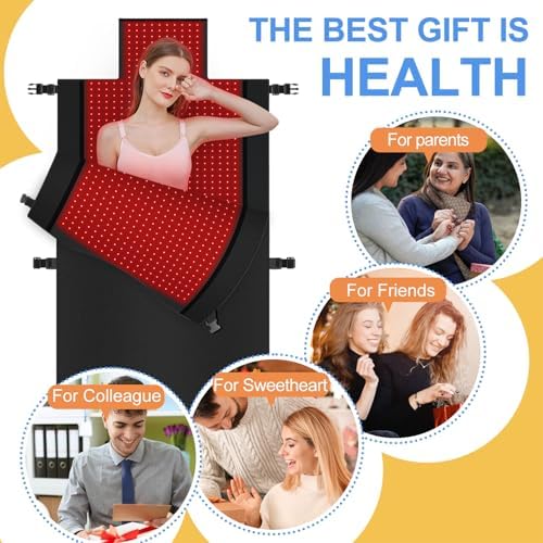 2025 New 3100pcs Dual Wavelength LED Beads 660nm&850nm Red Light Therapy Mat Full Body Used to Relieve Pain 73''x 33''