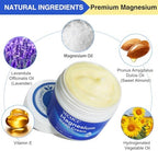 Magnesium Cream for Body - Magnesium Oil for Feet, Pure Premium Magnesium Lotion with Vitamin E and Almond Oil for Muscle Soreness