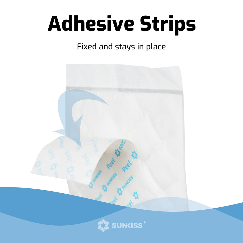 SUNKISS Trustplus Booster Pads 15" x 4", Extra Absorbency for Adult Incontinence Diapers/Underwears, Odor Control, 26 Count