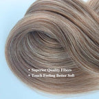 Braiding Hair Pre stretched Brown Prestretched Braiding Hair for Black Women Twist Kids Ez Braid Braiding Hair Synthetic Knotless Colored Hypoallergenic Hair extensions Pre-stretched