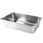 VOISEN Hotel Pans with Lids 2 Pack 1/1 Size 6" Deep, 1.2mm Thick Hotel Pans Full Size, Steam Table Pan for Catering Buffet Chafing Dish Pan,20.87"x12.8"x6"
