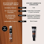 IT Cosmetics Bye Bye Dark Spots Concealer + Brightening Serum – 2% Niacinamide, Hyaluronic Acid & Caffeine - Medium Coverage, Natural Finish, All Skin Types – 12 Fair Warm, 0.22 fl. oz