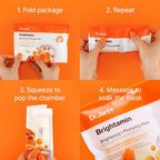 Dr.Jart+ Brightamin™ Brightening Plumping Face Mask with Vitamin C | Korean Skin Care, 1 Pack