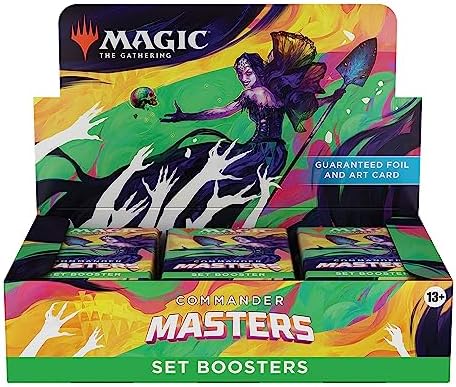 Magic The Gathering Commander Masters Set Booster Box - 24 Packs (360 Magic Cards)