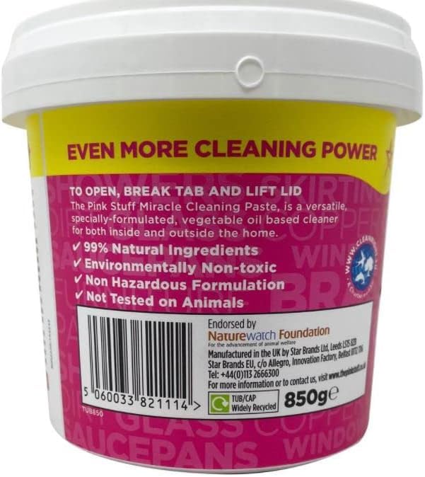 Stardrops The Pink Stuff Miracle Cleaning Paste 850g (Pack of 2)