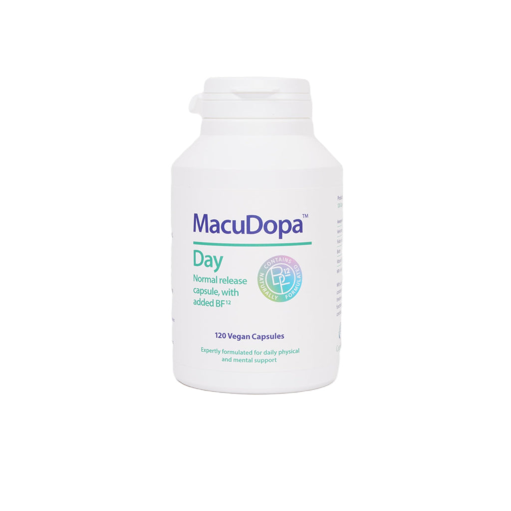 Macudopa Day Capsules 700mg Proprietary Blend, 63% HPLC standardised Levodopa. 120 Veggie Capsules