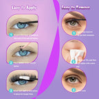 DAODER Fluffy Lash Clusters 40D+60D+80D+100D Mixed Thick Eyelash Cluster 640pcs Wispy Eyelash Extension Custers D Curl Volume Individual Lashes 9-16MM DIY Lash Extension(40D+60D+80D+100D 9-16MM)