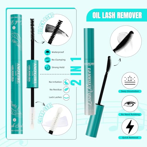 Lash Extension Kit 280Pcs,DIY Individual Lashes Clusters Kit,Lash Bond And Seal,Lash Remover For Eyelashes Extensions,Lash Applicator Tool For False Eyelash Cluster Kit(Blues(60D),D-Mix8-16mmKit)