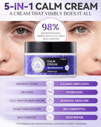 2024 Updated Magnesium Calm Cream:[Better Sleep][Calms Soothes] Magnesium Cream Relief Moisturizer, Hydrating, Nighttime Magnesium Lotion with Lavender Essential Oils, Sensitive Skin Friendly（2PC)