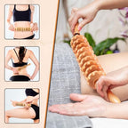 3 in 1 Wood Therapy Massage Tool,Wooden Lymphatic Drainage Massager Maderoterapia Kit Professional Body Cellulite Massager for Body Sculpting,Contouring,Relief Muscle,Anti-Cellulite
