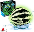 Watermelon Ball Lit - Glow in The Dark Pool Toy for Kids Ages 8-12, Teens, Adults - 9 Inch Swimming Pool Game for Family Fun