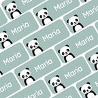– Personalized Name Labels for Kids (120) – Waterproof & Durable Stickers for Clothing, School & Daycare Items - Exotic Animals