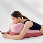 XYHOMECP Multifunctional Slope Pillow,Butt Cushion for Couples Pregnanly Pillow to Read in Bed Waist at Home Sitting,with Memory Sponge,Comfortable and Breathable, Pink,18.9‘’16‘’