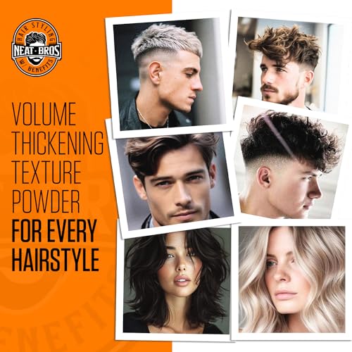 Hair Styling Texture Powder - Strong Hold & Matte Finish - Hairstyle Volumizer with Niacinamide and Saw Palmetto for Men and Women - Texturizing Dust for All Hair Types - 2.12oz (60g) 2Pack