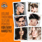 Hair Styling Texture Powder - Strong Hold & Matte Finish - Hairstyle Volumizer with Niacinamide and Saw Palmetto for Men and Women - Texturizing Dust for All Hair Types - 2.12oz (60g) 2Pack