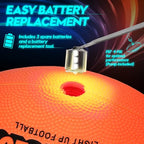 Light Up Football for Boys: Glow in The Dark - Toys for Kids Teen Boys Ages 8-15 - Birthday Christmas Easter Gift Ideas - Outdoor Sports Activity Night Play - 8 9 10 11 12 13 14 15 Years Old Teenager