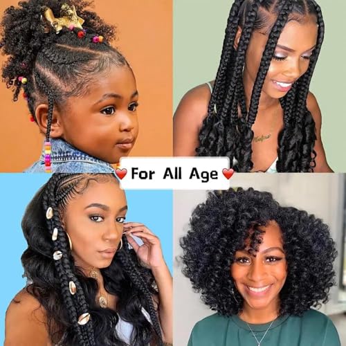 Human Braiding Hair 2 Bundles/Pack 100g Deep Wave Human Bulk Hair for Braiding No Weft 10A Brazilian Virgin Human braiding Hair for Boho Braids Extensions (Natural Color, 16 inch)