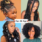 Human Braiding Hair 2 Bundles/Pack 100g Deep Wave Human Bulk Hair for Braiding No Weft 10A Brazilian Virgin Human braiding Hair for Boho Braids Extensions (Natural Color, 16 inch)