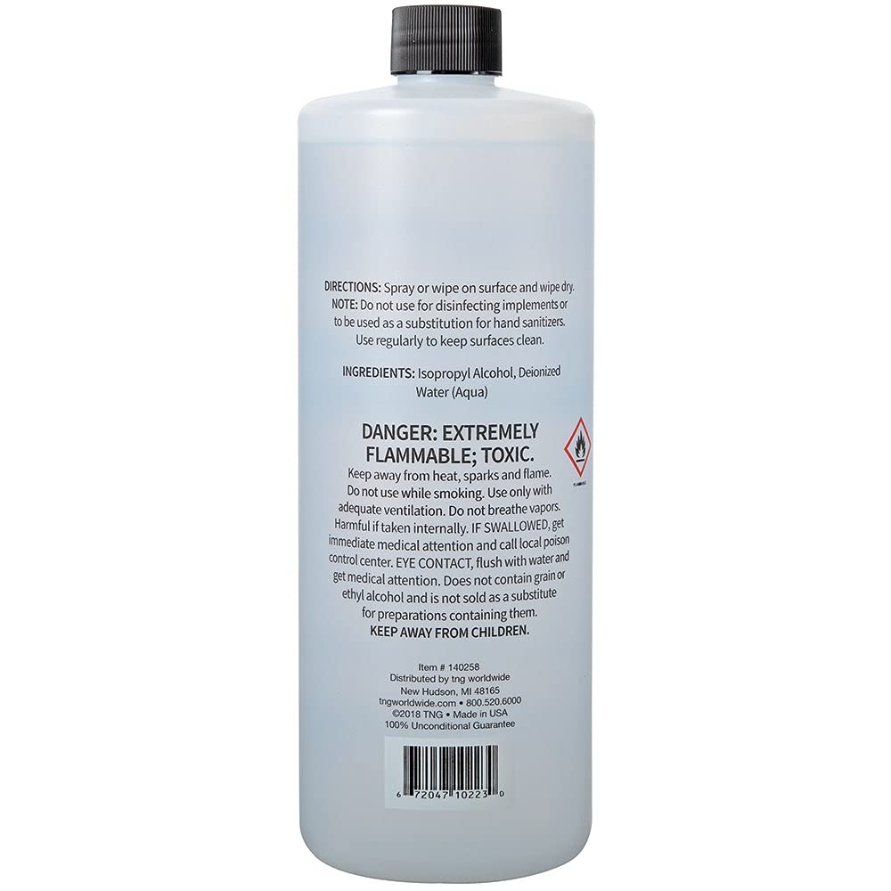 ForPro Professional Collection 99% Isopropyl Alcohol (IPA), Pure & Unadulterated Concentrated Alcohol, 1 Gallon, 32 Fl Oz (Pack of 4)