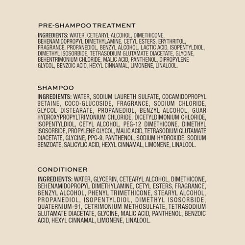 John Frieda Blonde+ Hair Repair System Bundle, Includes Full Repair System, Pre-Shampoo Treatment 3.3oz, Bond Building Shampoo 8.3oz, and Conditioner 8.3oz, Strengthens and Repairs Damaged Hair