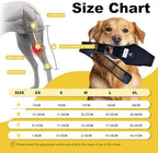 Dog Knee Brace-Red Light Therapy for Dogs Dog Knee Brace for Torn Acl Hind Leg Dog Leg Brace for Leg Wound Care and Lick Prevention Black (L)