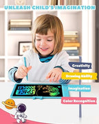 KOKODI LCD Writing Tablet, 16 Inch Colorful Toddler Doodle Board Drawing Tablet, Erasable Reusable Electronic Drawing Pads, Educational and Learning Toy for 3-6 Years Old Boy and Girls