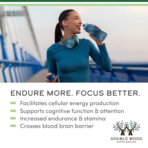 Acetyl L-Carnitine 1,000mg Per Serving, 150 Capsules (ALCAR for Brain Function Support, Memory, Attention, and Stamina) Acetyl L Carnitine That is Third Party Tested by Double Wood (Pack of 2)