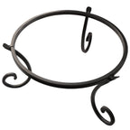 Metal Gazing Ball Stand for 10 or 12 Inch Balls, Low Short Wrought Iron Gazing Globe Display Stand Garden Sphere Holder, Fade and Weather Resistant Outdoor Decoration for Homes, Yards and Gardens