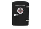 Frigidaire Retro 9-Can Mini Personal Fridge Portable Cooler for Car, Office, Bedroom, Dorm Room, or Cabin, 11.8" D x 7.1" W x 10.1" H, BLACK