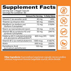 Doctor's Best Fully Active Vitamin B Complex Supplement for Men & Women - Super Complex with Methylated B12 & Folate, B6, Biotin, Pantothenic Acid, & More, Energy Support Caps - 60 Veggie Capsules