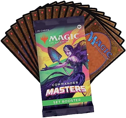 Magic The Gathering Commander Masters Set Booster Box - 24 Packs (360 Magic Cards)