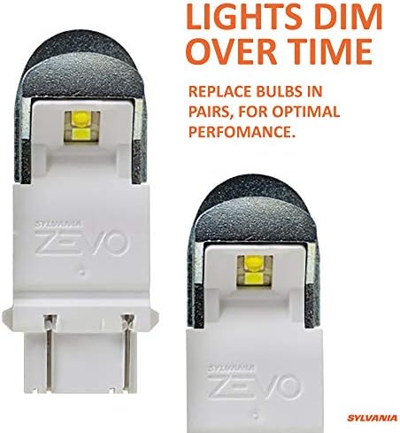 SYLVANIA - 4114 ZEVO LED White Bulb - Bright LED Bulb, Ideal for Daytime Running Lights (DRL) and Back-Up/Reverse Lights (Contains 2 Bulbs)