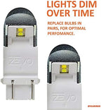 SYLVANIA - 4114 ZEVO LED White Bulb - Bright LED Bulb, Ideal for Daytime Running Lights (DRL) and Back-Up/Reverse Lights (Contains 2 Bulbs)