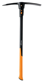 Fiskars Pro IsoCore 36" 2-in-1 Pickaxe & Hoe, Shock Reduction, 5 lb