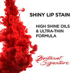 L'Oreal Paris Brilliant Signature Shiny Lip Stain Lipstick, Be Cheerful 0.21 Fl Oz.