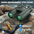 14x45 Binoculars for Adults High Powered,Professional HD Binoculars for Bird Watching,Hunting,with Aluminum Alloy Phone Adapter,Tripod,Waterproof & Fog Proof,Large View for Travel,Hiking,Concert