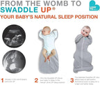 Love to Dream Swaddle UP, Organic Cotton, Baby Sleep Sack, Self-Soothing Swaddles for Newborns, Get Longer Sleep, Snug Fit Helps Calm Startle Reflex, Newborn Essentials for Baby, Cream