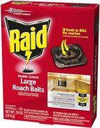 Raid Double Control Large Roach Baits (8 Count (Pack of 5))