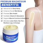 Magnesium Cream, Magnesium Oil Lotion for Sleep, Apply to Feet, Legs, Arms and Joint, Easy to Absorb