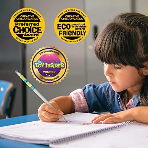 Smencils - Patented Gourmet Scented Graphite HB #2 Pencils Made from Recycled Newspapers, 10 Count, Gifts for Kids, School Supplies
