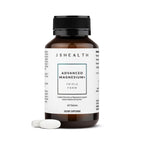 JSHealth Vitamins Advanced Magnesium Supplements with Magnesium Glycinate & Citrate for Muscle Relaxation (60 Tablets)