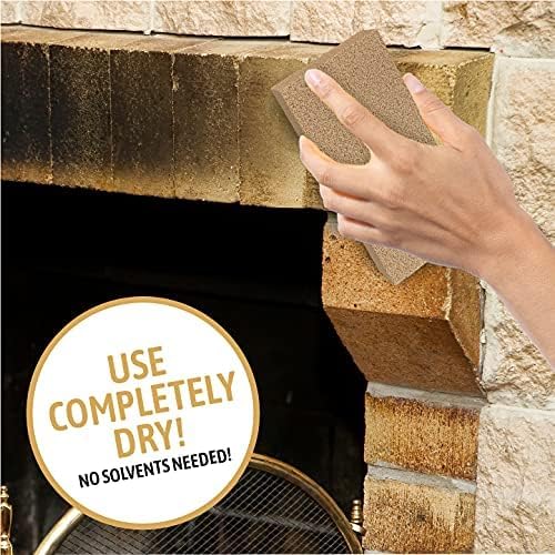 SpongeCo - Dry Cleaning Soot Eraser Sponge - Pet Hair, Smoke, Soot, Dust and Dirt Remover - 3x6 Double, One Unit (3 Pack Single)