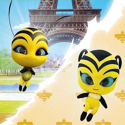Miraculous Ladybug Super Soft Stuffed Toy with Resin Eyes, High Glitter and Gloss, and Detailed Stitching Finishes