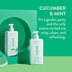 Native Strengthening Shampoo and Conditioner Set + Cucumber & Mint Body Wash 18 oz - 2 Pk, 69 Fl Oz, 8 items