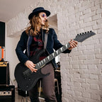 Ktaxon 39" Electric Guitar with 20Watt Amp, Full Size 170 Model Starter Guitar Kit for Beginners & Professional W/Bag, Strap, Upgrade Cable, Guitar Capo, Tremolo Arm - Matte Back