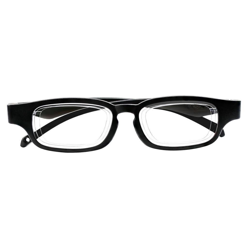 Ouolipraa Flex Focal Adjustable Glasses Dial Vision Reading Glasses Zoom Eyeglasses for Men Women One Power Auto Focus 0D to 400D Presbyopic Readers Variable Focus Eyewear Read Distance Near Far Sight